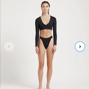 MYRA SWIM (small top and bottom); black